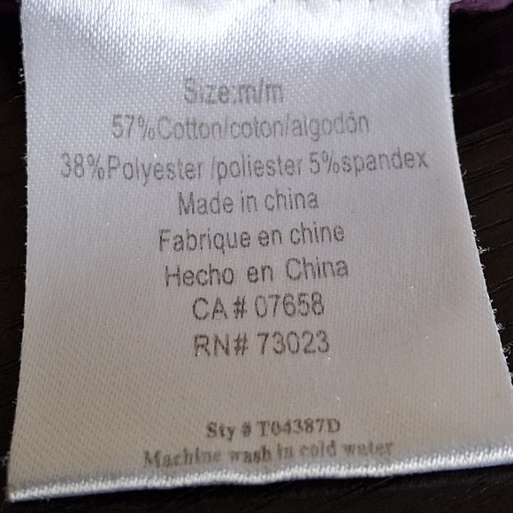 Streetwear Society Size Medium Polka Dot Purple And Black Tank Top - Picture 4 of 5